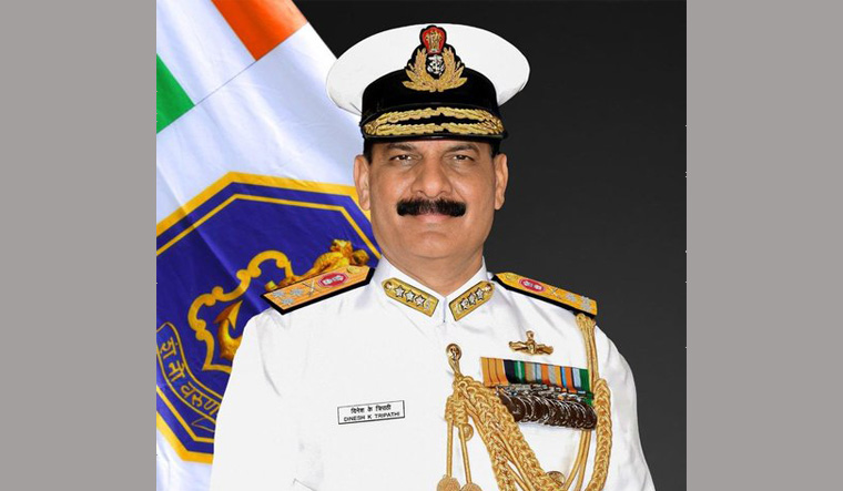 New Navy chief Dinesh Tripathi assumes charge: 'Focus on deterring potential adversaries at sea' - Vimarsana News